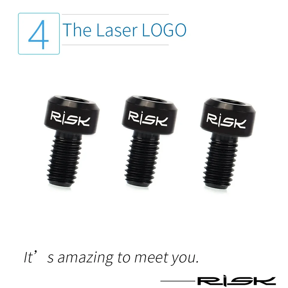 RISCHIO M5 Bici Da Strada Deragliatore Anteriore Bulloni di