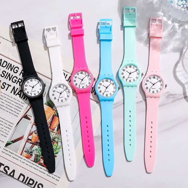 UTHAI C24 Kids's Watch Silicone Strap Boys and Girls Middle School Student Quartz Watches High Beauty Female Fashion Clock 2