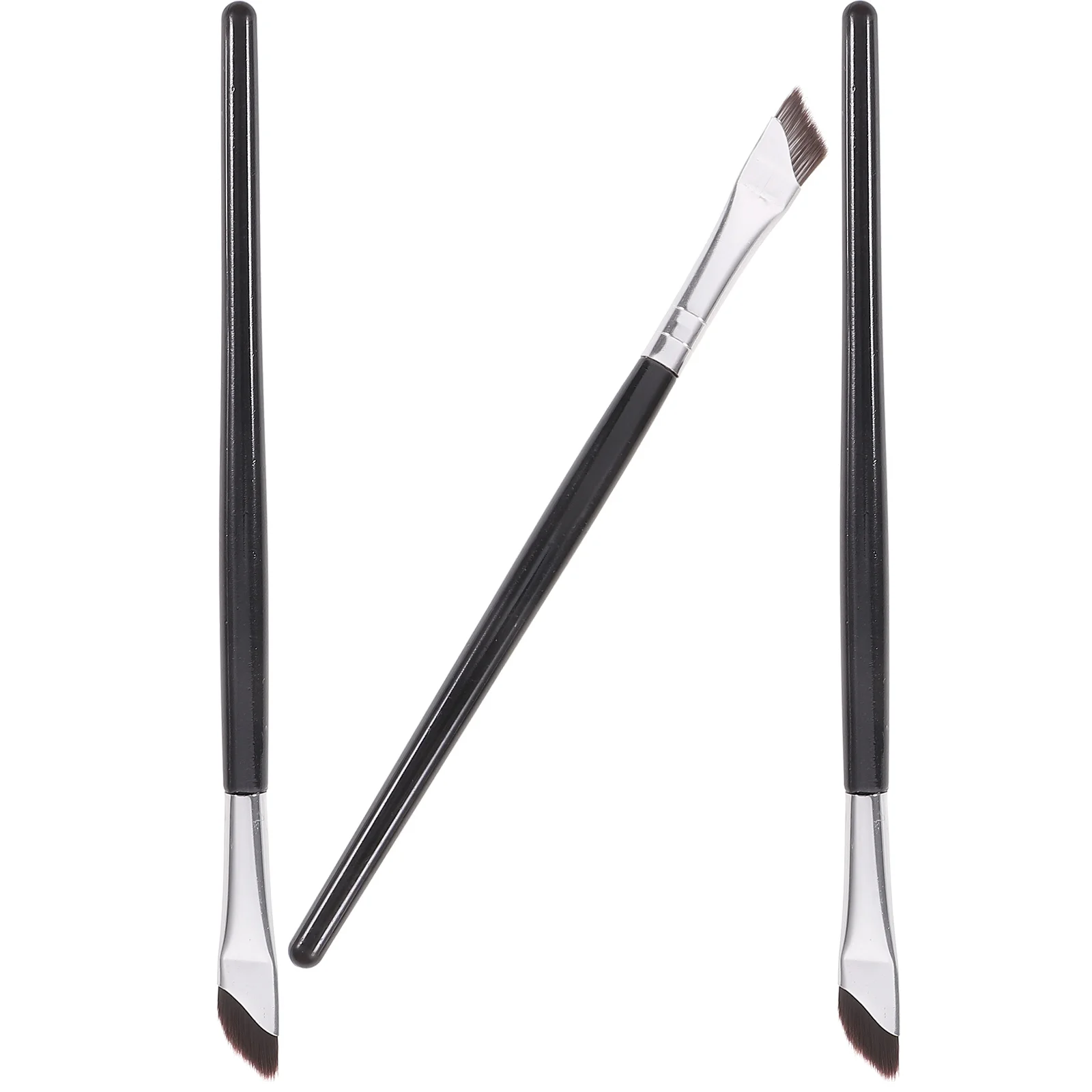 

3 Pcs Makeup Brush Angled Eyeliner Eyebrow Soft Applicator Tool Concealer under