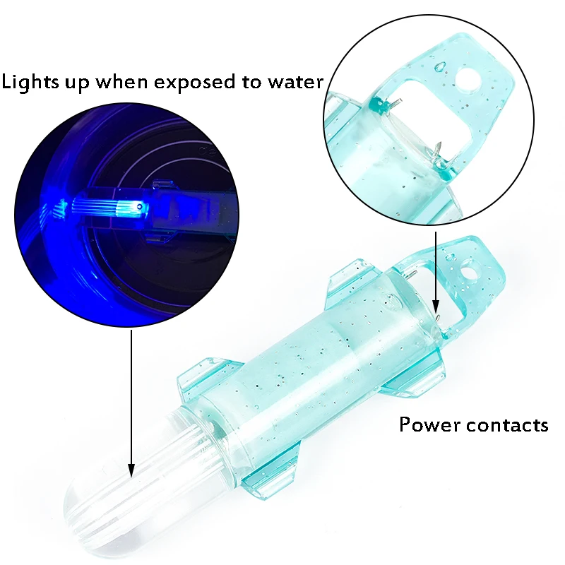 LED mini fishing light 1 piece fishing accessories fishing attractant fishing lure fishing light deep diving underwater light small fishing squid bait emitting light to lure fish