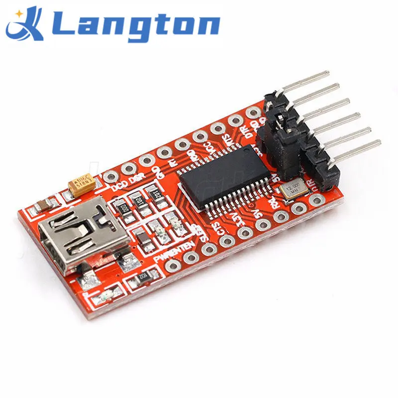 

FT232RL FTDI USB 3.3V 5.5V to TTL Serial Adapter Module for Arduino FT232 Mini Port