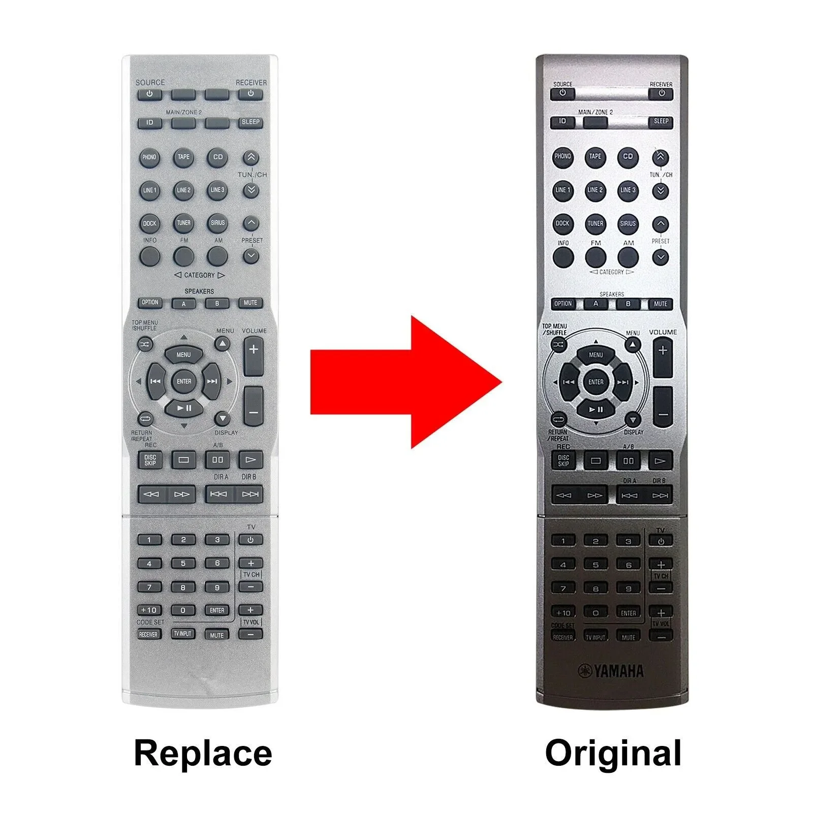 

Пульт дистанционного управления для Yamaha RAX26 WV500400 WV500500 R-S500 R-S700 R-S700BL R-S500BL, стереоприемник с естественным звуком
