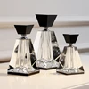 European K9 Crystal Perfume Bottles Square Black Clear Empty Refillable Smooth Even Heavy Perfect Gifts For Lovers Friends 3