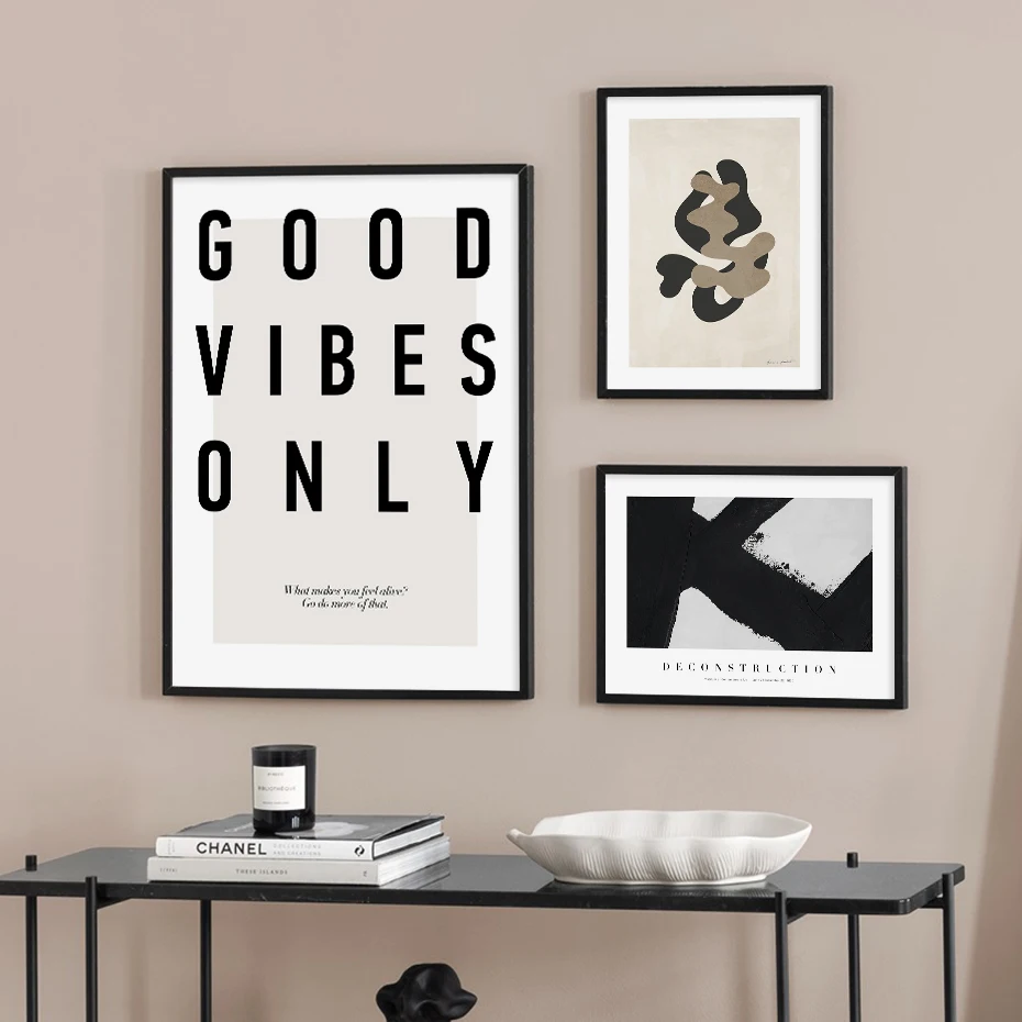 Abstract Beige Black Geometric Sketch Line Drawing Poster Canvas Paintings Minimalist Wall Art Print Picture Living Room Decor wall art print