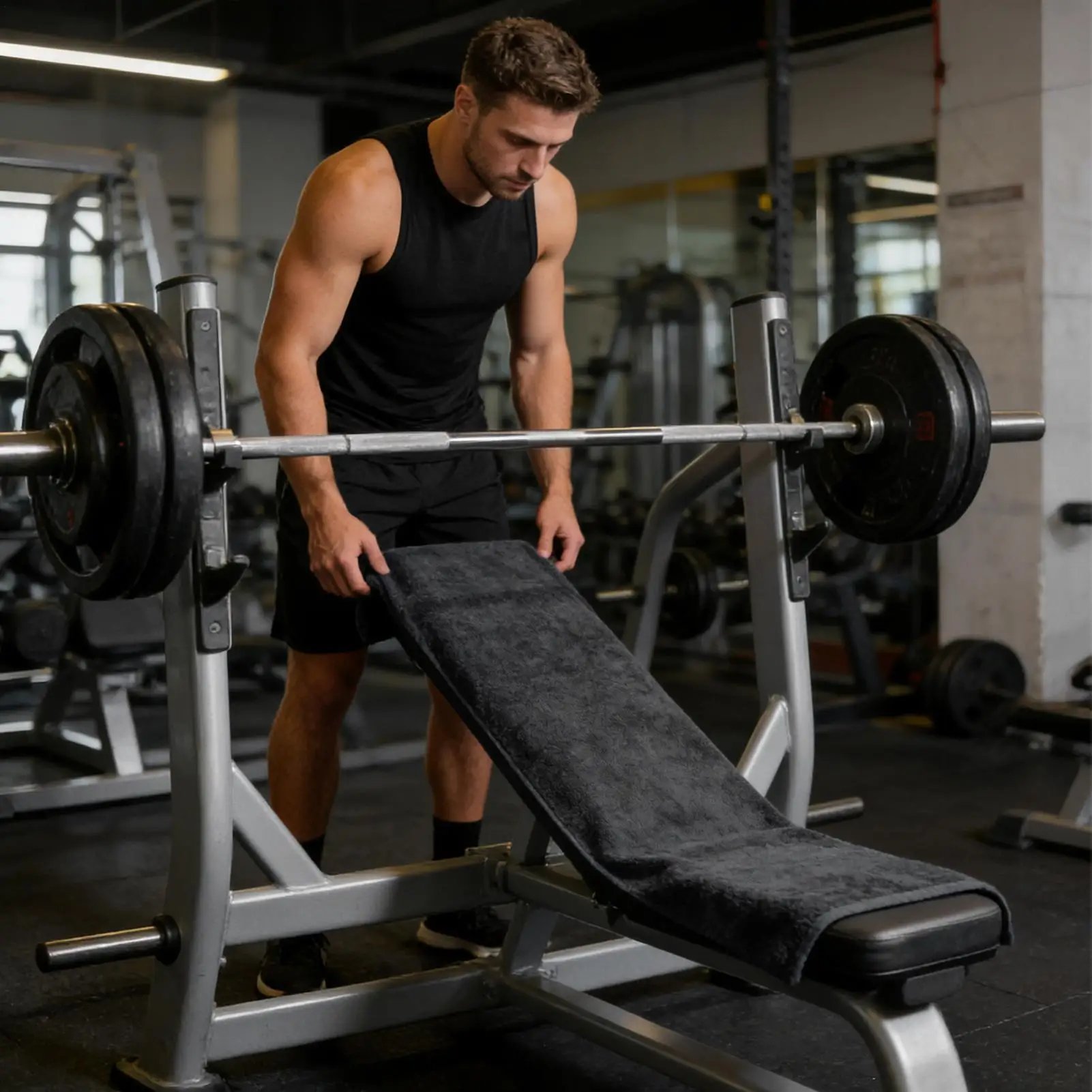 Ultra-Absorbent Microfiber Gym Towel - Quick-Dry for Yoga, Tennis, and Fitness Training
