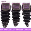 8-24” 5x5 6x6 100% Real HD Transparent Lace Closure Only Raw Virgin Loose Deep Wave 13X4 HD Lace Frontal Closure Only Wholesale 1