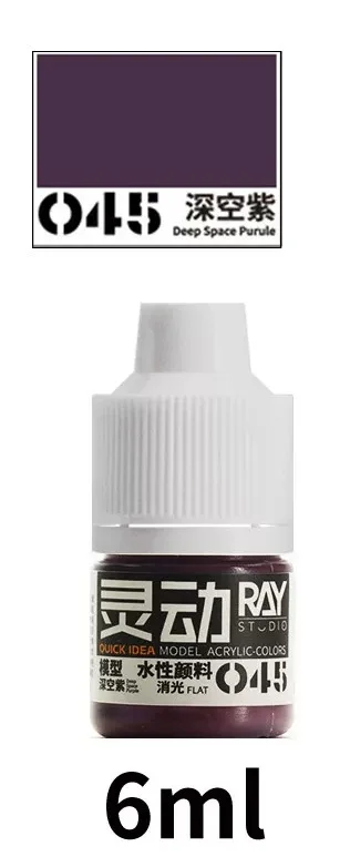 Acrylic Miniature Painting Water-Based Paint Set - Safe Non-Toxic Formula, 6ml Bottles