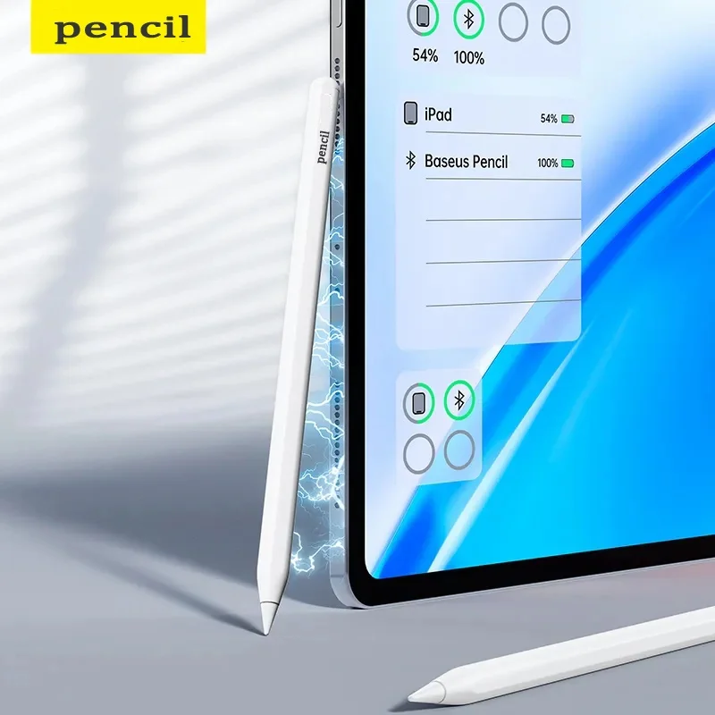 

Stylus Pen for Apple Pencil for IPad Air Pro Mini Bluetooth Magnetic Wireless Charging Stylus Pencils Palm Rejection Tilt Pen
