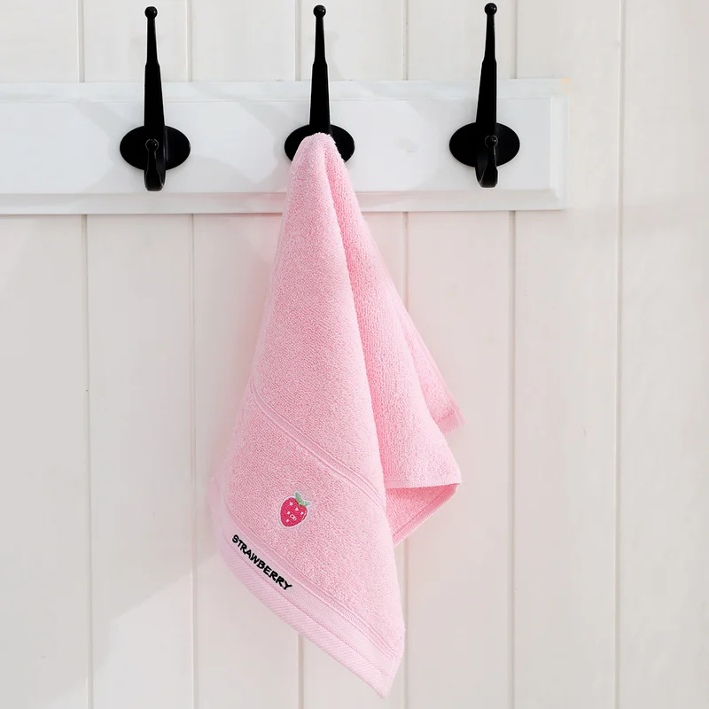 5 Piece Hand Dry Towel Hanging Loop Fast Drying Hand Towel Square
