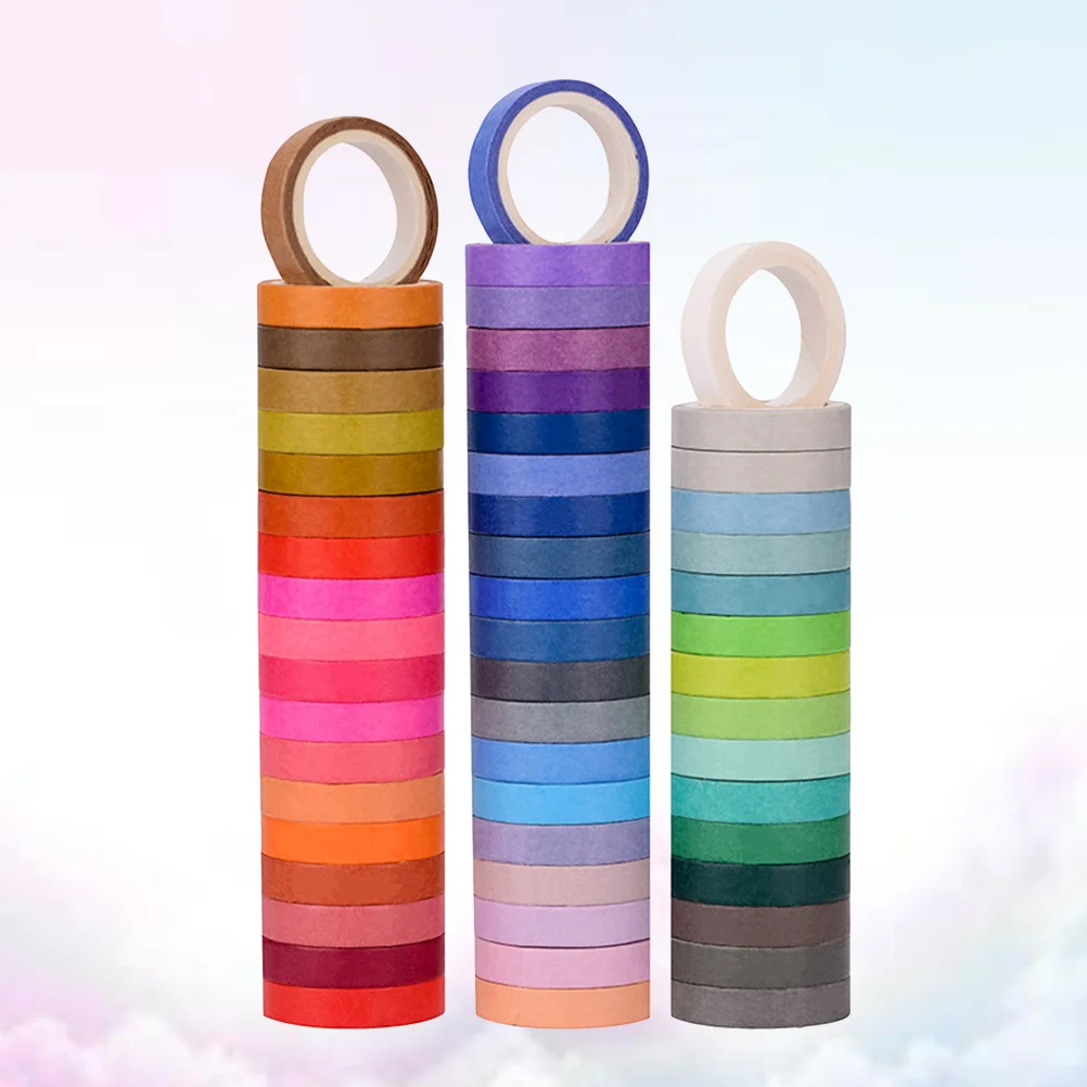 

60 Roll Decoration Washi Tape Pipeline Gift Wrapping Photo Album Creative Paper
