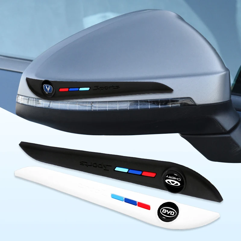 Car Rear View Mirror Cover Side Protection Strip for Acura TLX MDX RDX