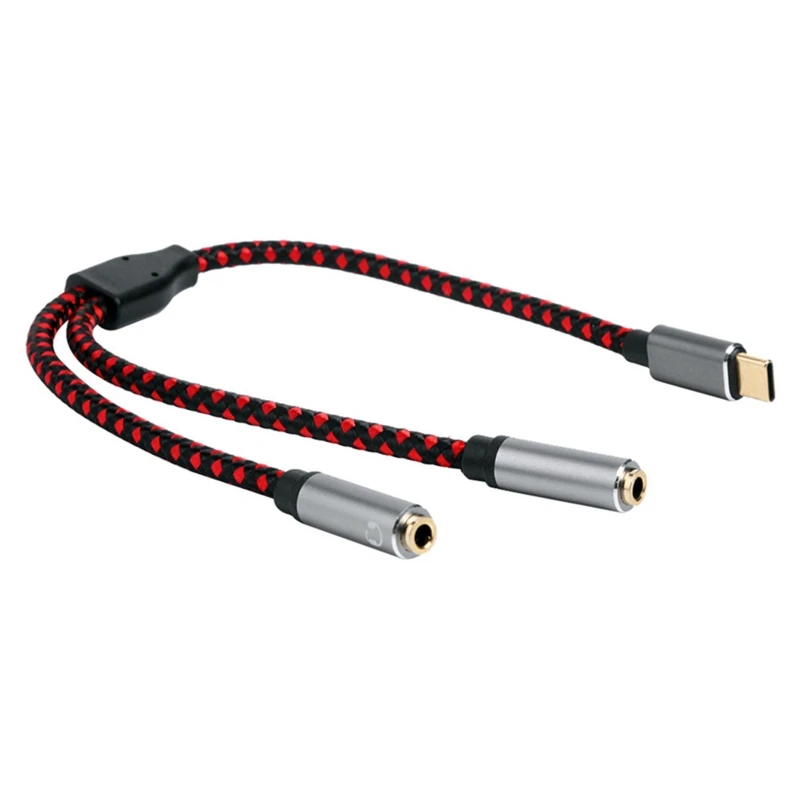 

USB to 3.5mm Headphone Splitter Adapter Cable USB to Aux Cord