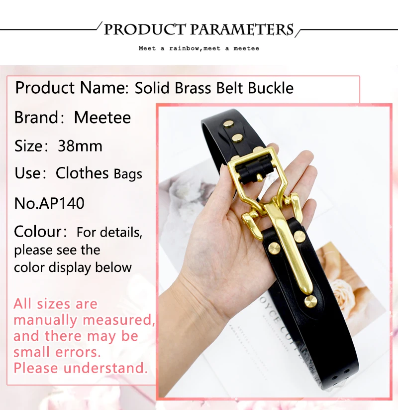 1Set 38mm Solid Brass Belt Buckle for Men Carved Cavalry Waistband Hook Clasp Leather Craft Buckles Head Rivet Screws Accessory AliExpress