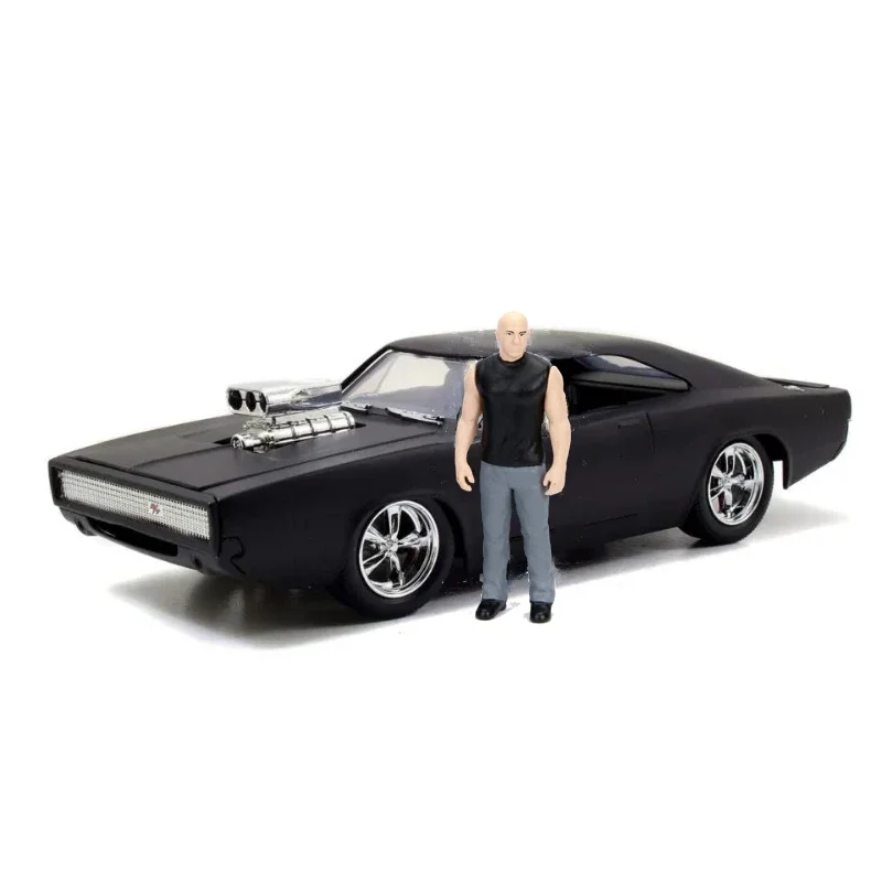 1:24 Fast and Furious 1970 Dodge Charger R/T Muscle car Diecast Metal Alloy Model Car Toys for Children Gift Collection J75