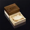 1PCS Free Engraving Unfinished Wooden Walnut Maple Box Jewelry Wood USB Box Storage Keepsake Craft Personalization Wedding Case 5