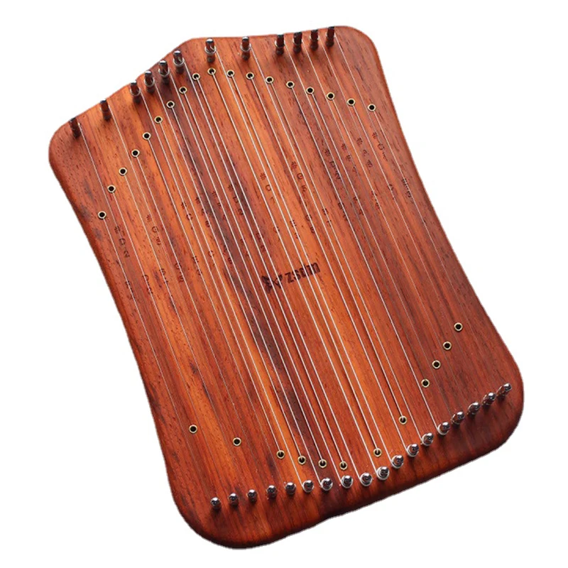 Portable 18/30 Strings Lyre Harp Maple Wood Chromatic Thumb Harps Luxury Fingerplay Lyres Professional Strings Instruments Gifts