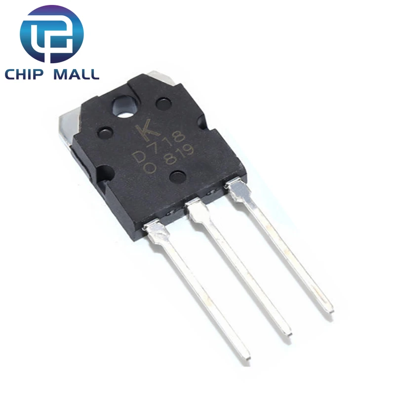Transistors Kit 5PCS/LOT D718 2SD718 TO-3P 120V 8A Triode Transistor From Stock bjt transistor,transistors kit,triac transistor