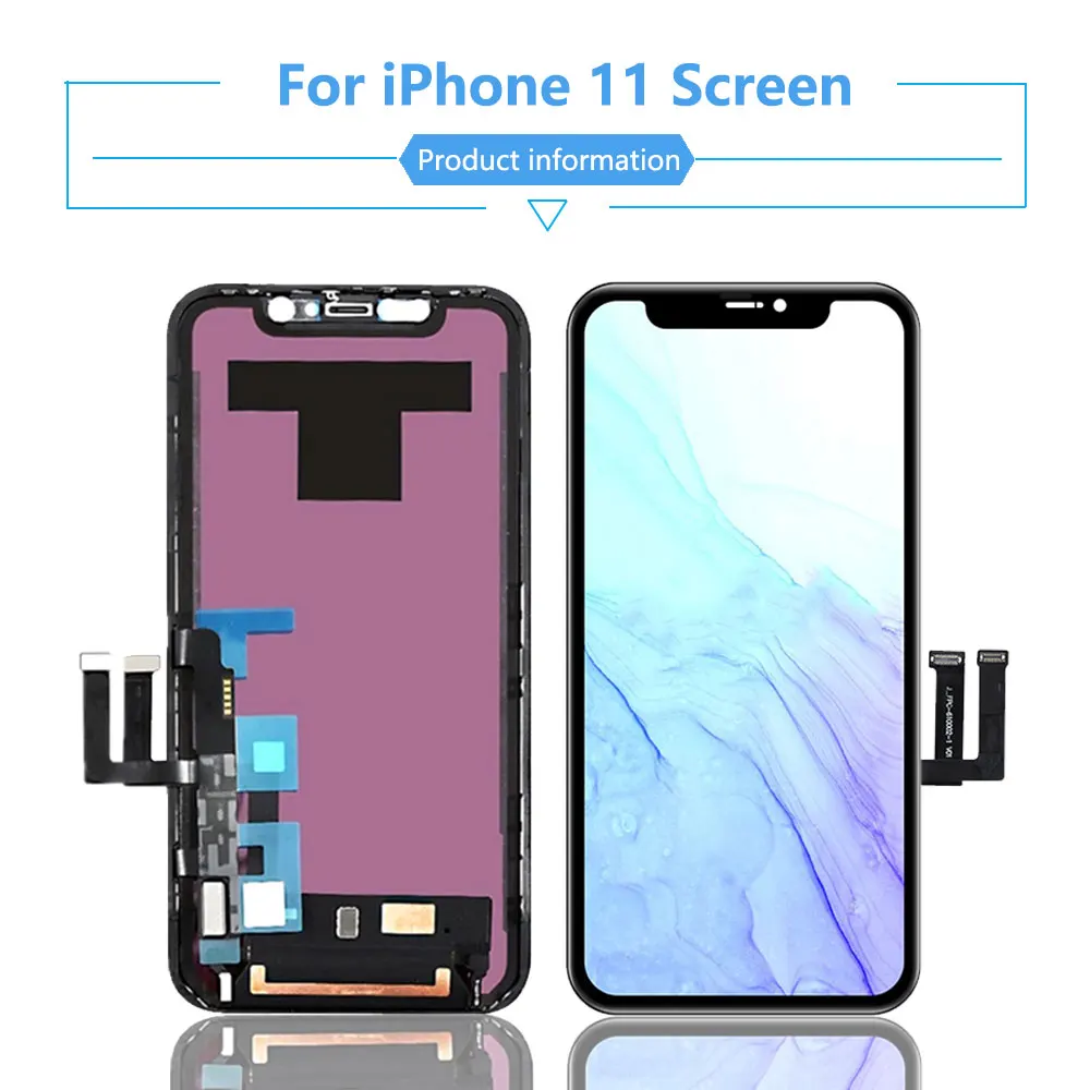 Display/lcd per per Iphone X Xr 11 Xs Xs Max Schermo Lcd Digitalizzatore Sostituzione Gruppo Piccolo Difettoso 111