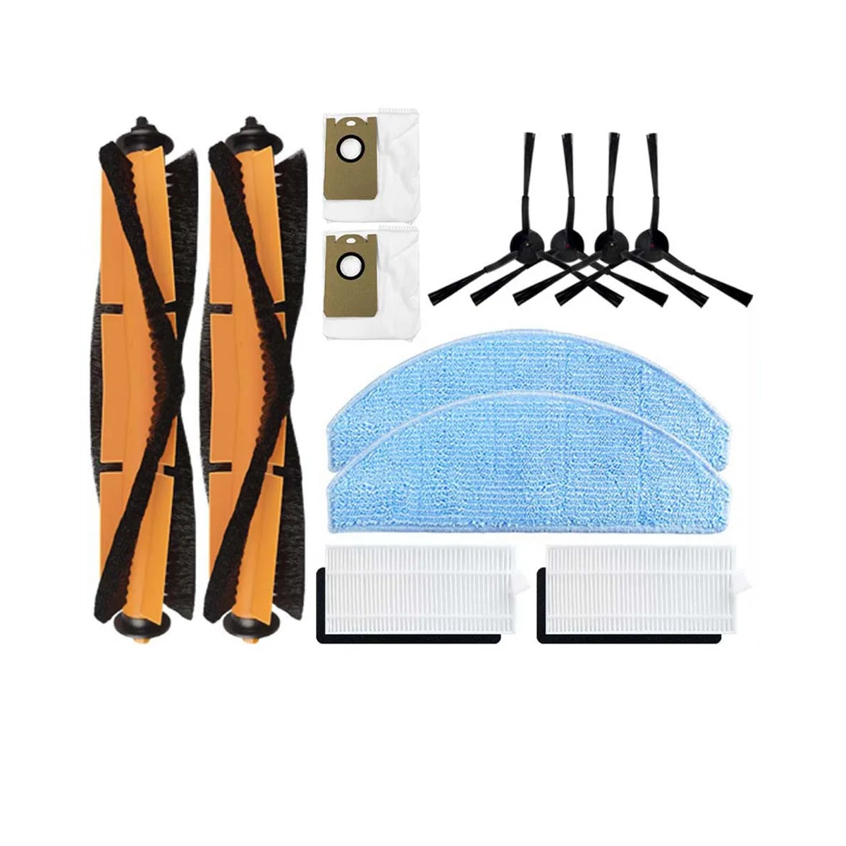 

Запчасти для робота-пылесоса G2, основная боковая щетка, фильтр НЕРА, тряпка, мешок для пыли, сменный аксессуар