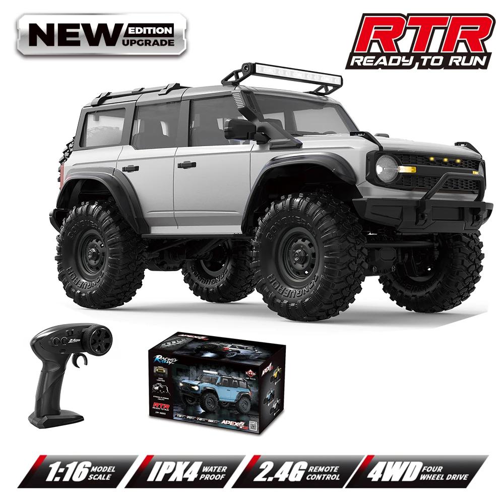 In Stock 2025 1:16 ‌Ford Bronco Rc Rock Crawler Monster Truck 4wd