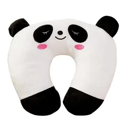 Cozy U - Shaped Neck Pillow for Outdoor Travel - Fatigue - Relief Design (Panda)
