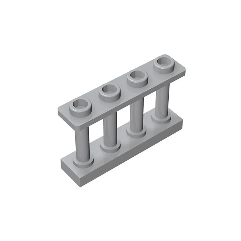 50pcs DIY 빌딩 블록 1x4 난간 두꺼운 그림 벽돌 어린이를위한 교육 크리 에이 티브 장난감 크기 15332와 호환 가능