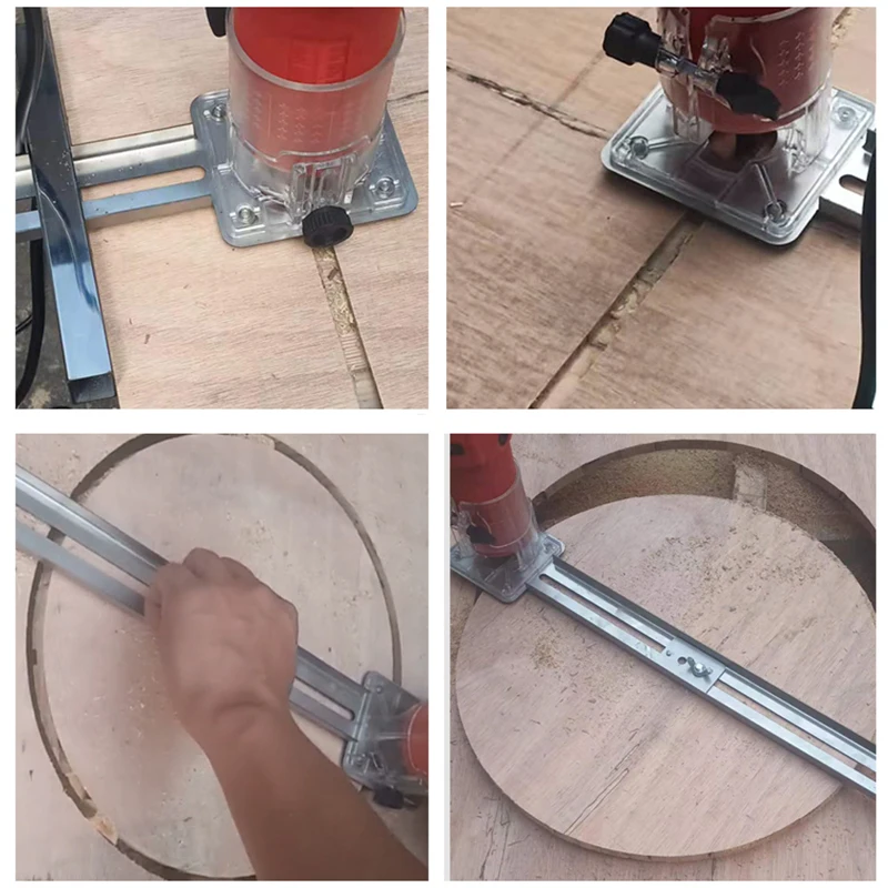 Router Woodworking Wood Milling Machine Base Professional Edge Trimmer Guide Positioning Accessories Joinery Tools