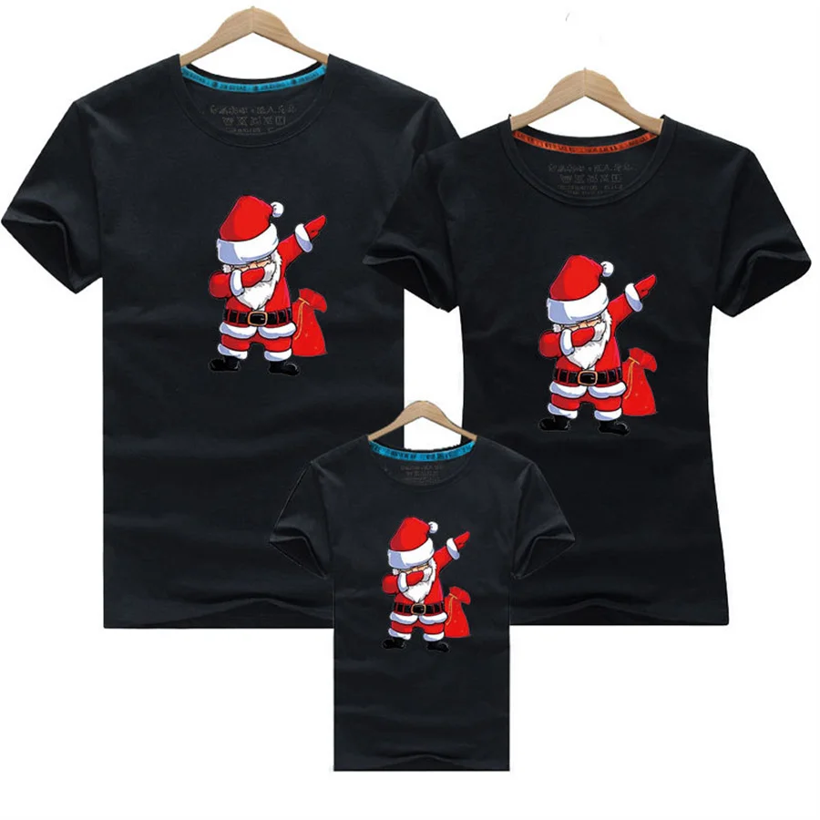 thumbnail image 2 of Camiseta familiar navideña, ropa a juego, ropa divertida, nueva, Navidad, mamá, papá, niños, yo, bebé, atuendo, madre, hija, hijo, niña, niños, ropa, 2 of 5
