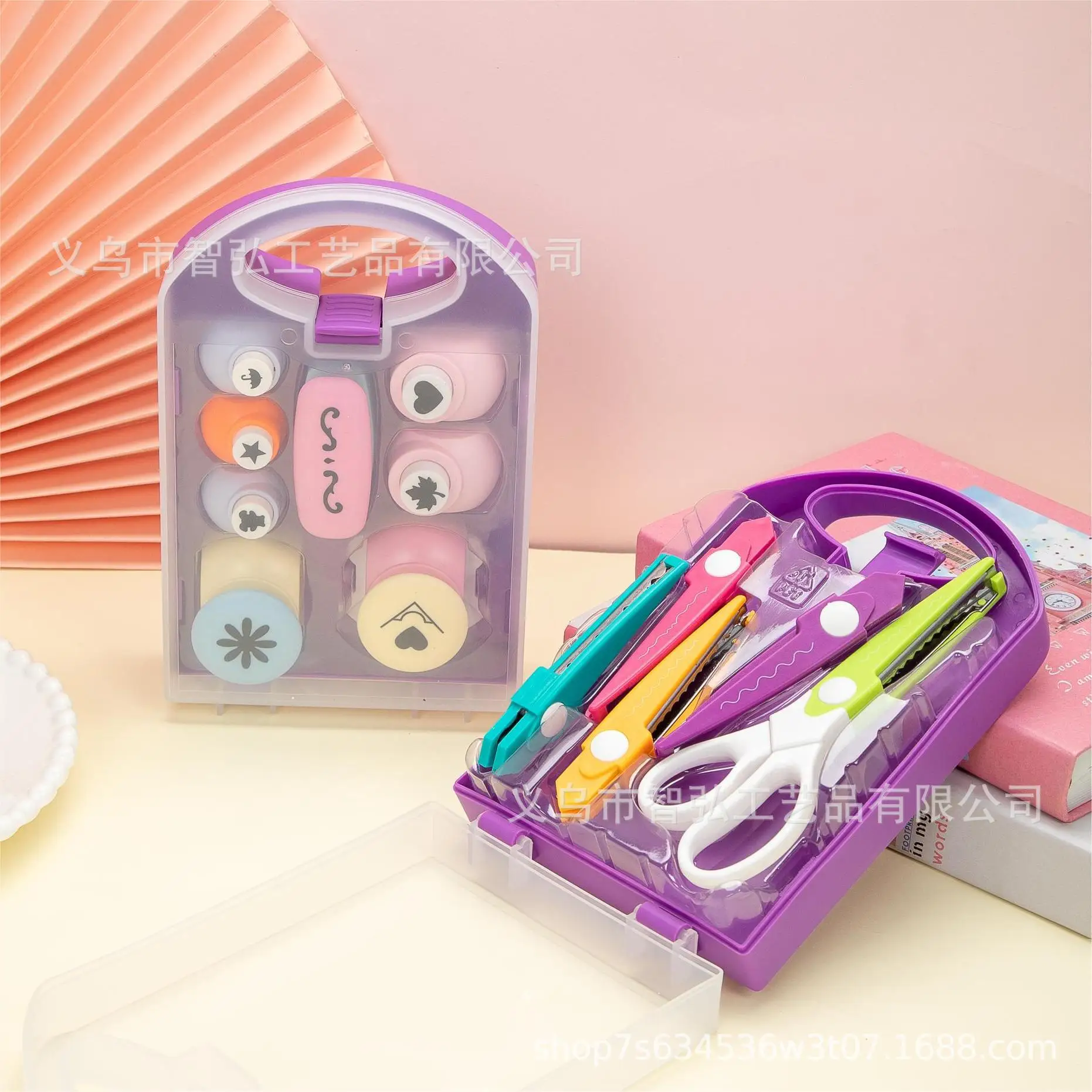 Creative DIY Craft Tool Kit For Children's Flower Drawing And Scrapbooking Snowflake Piece Included Suitable For Kindergarten