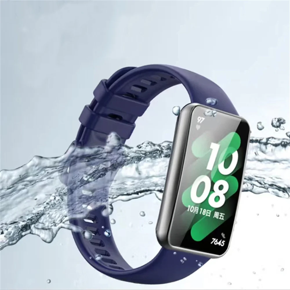 Bracelet en Silicone Souple pour Huawei Band 7, Accessoires de Remplacement pour Montre