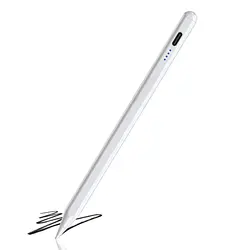 Enhanced Stylus Pen with Fast Charge, Palm Rejection & Tilt Sensitivity (WHITE)