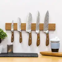 Magnetic Knife Holder for Wall with Extra Strong Magnet - 16 Inch - Knife Magnetic Strip in Acacia for Knives 2