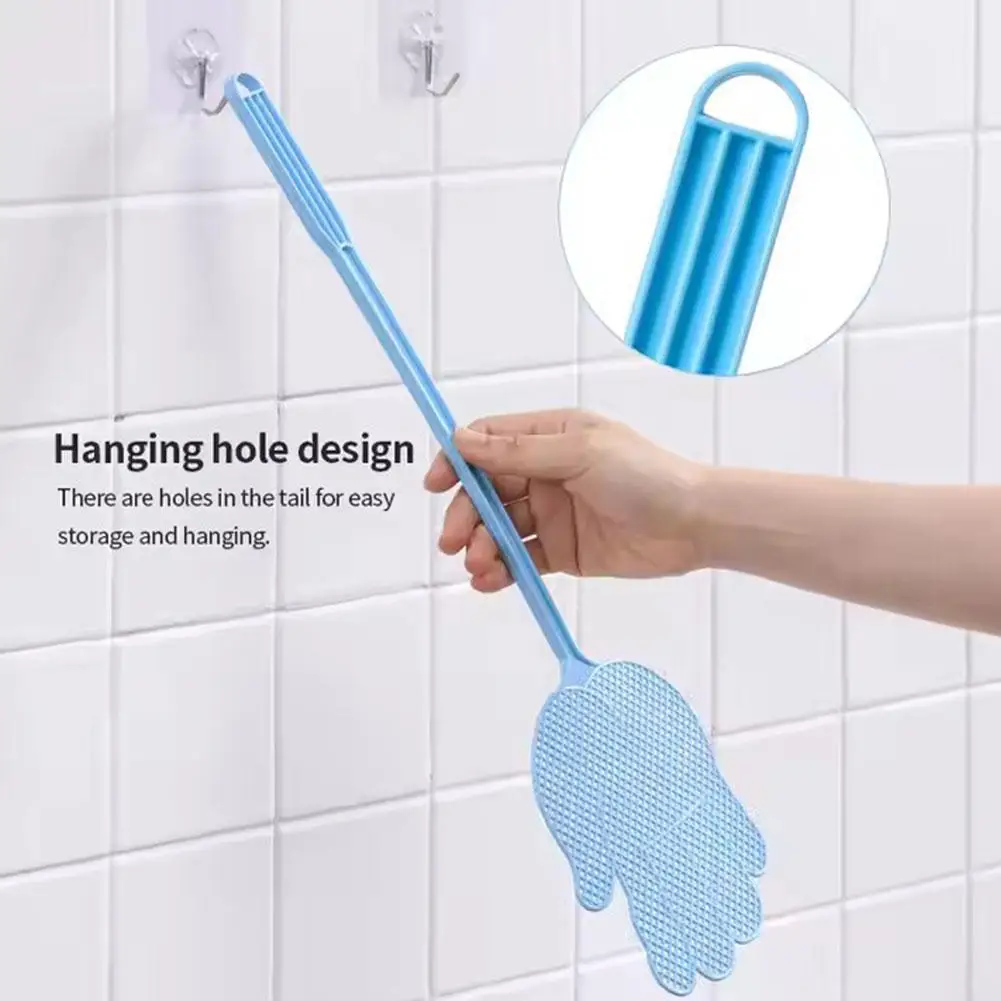 Plastic Fly Swatters Telescopic Extendable Fly Swatter Prevent Pest Mosquito Tool Flies Trap Retractable Swatter Garden Supplies