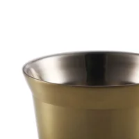 80ml Double Wall Stainless Steel Espresso Cup  Nespresso Pixie Insulation Coffee CupShape Cute  Capsule Thermo Cup Coffee Mugs 6