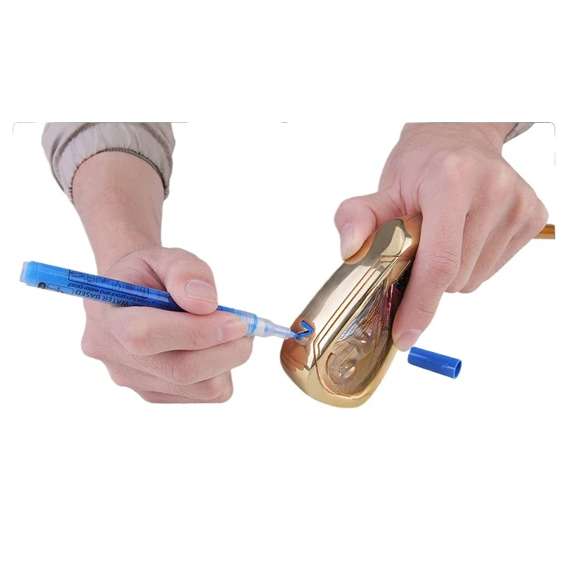1pc Clear Printing Acrylic Marker Color Pen Oil-based Soft Tip Marker Pen Grip Graffiti Art Paint