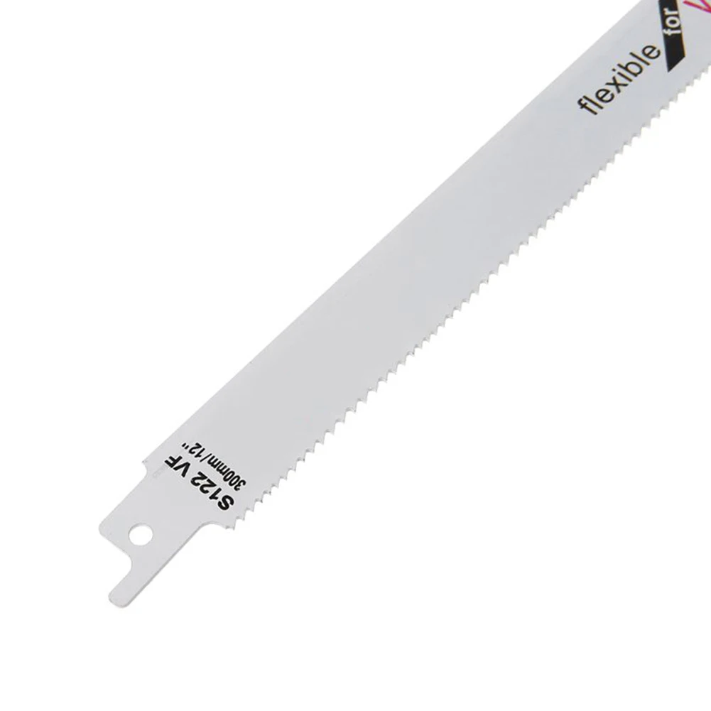 S122VF 왕복 톱날, 고탄소강 멀티 지그 톱날 세이버 톱, 목재 금속 절단용 핸드톱, 300mm, 2 개