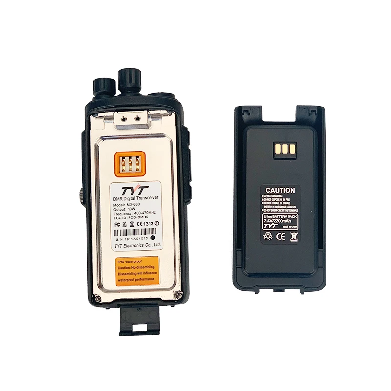 TYT MD-680 10W UHF 400-470MHz Digital Walkie Talkie, IP67 Waterproof Business 16Ch DMR Radio 20 Sb09c973313ed4561b2e8546c9c3a121cW