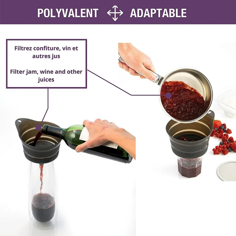 1 Piece Red Wine Filter for Red Wine Jam Residue Jam Filter Wine Filter