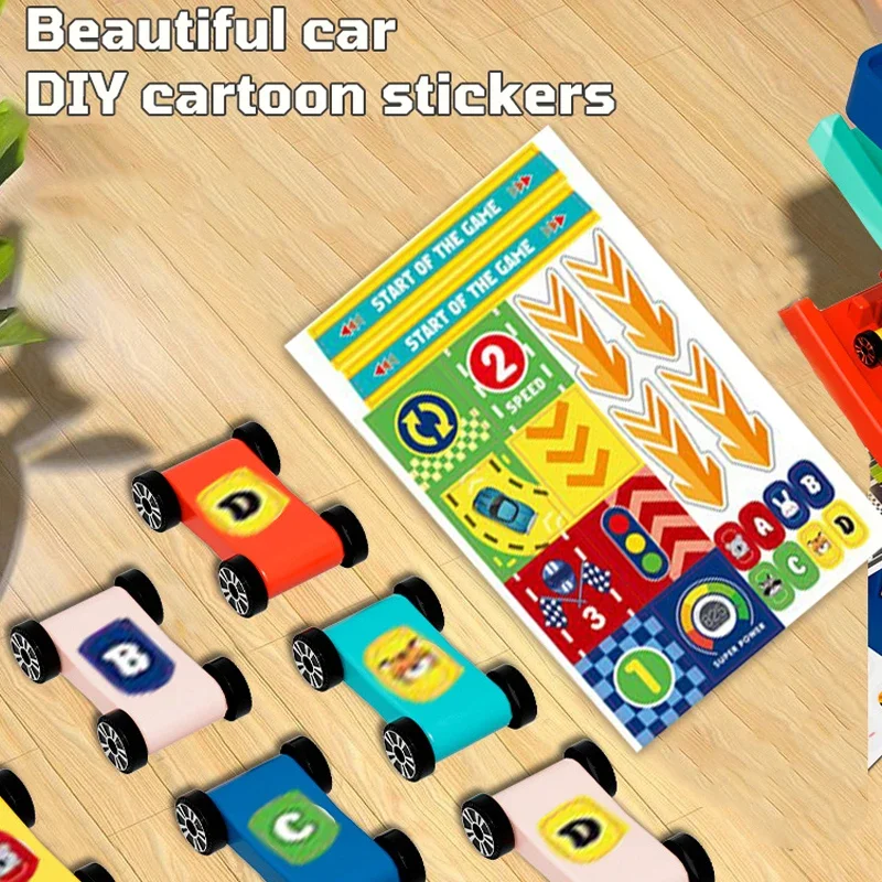 Gliding Track Car Mini Car Inertia Girl Baby 3-Year-Old Boy Toy Multi Layer Puzzle Slide Car Race Track Educational for Kids