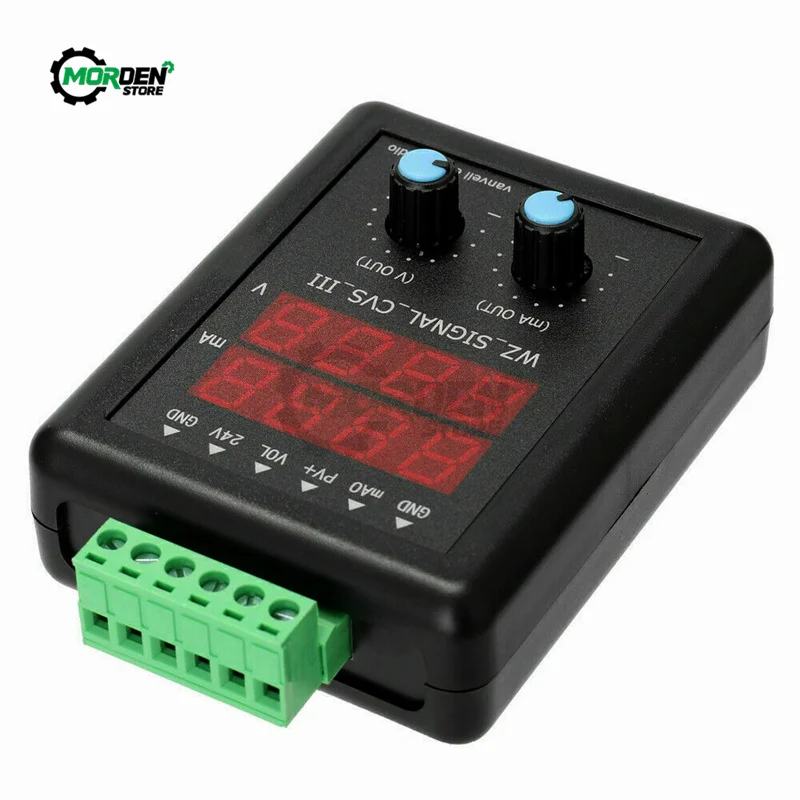Adjustable 4-20ma Signal Generator 24V Current Voltage Transmitter Calibrator  0-10V Constant Current Source Simulation Tool 6