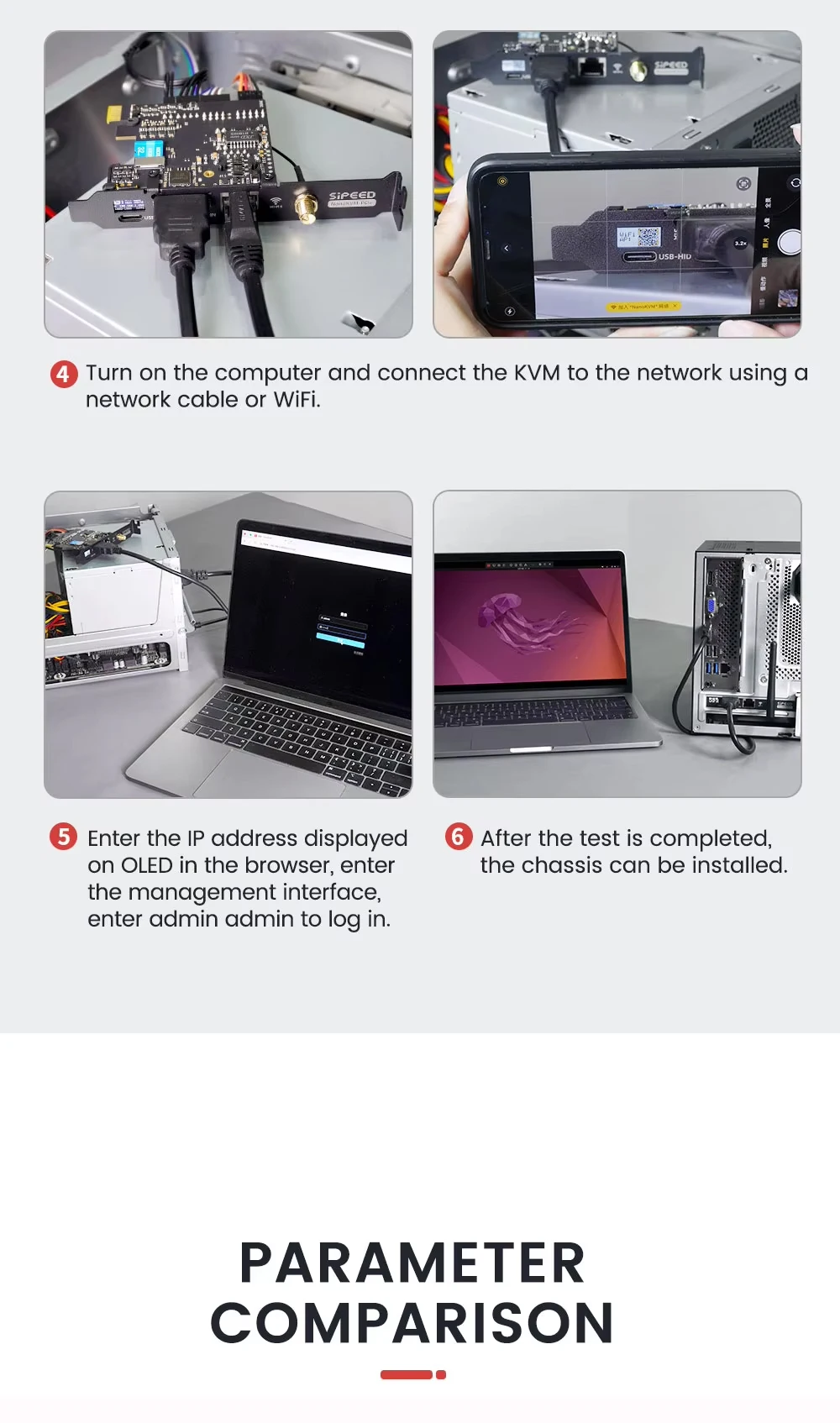 Sipeed NanoKVM-PCIe IP-KVM Mini Remote Control Operations Maintenance Server PCI