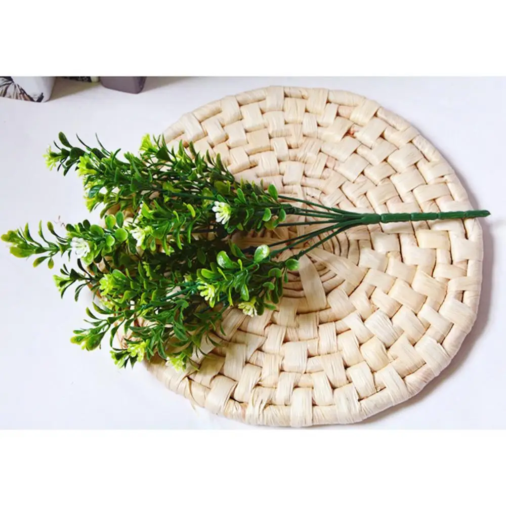 HOT SALE! Simulation 1Pc Fake Leaf Foliage Bush Indoor Outdoor Artificial Plant Office Garden Decor