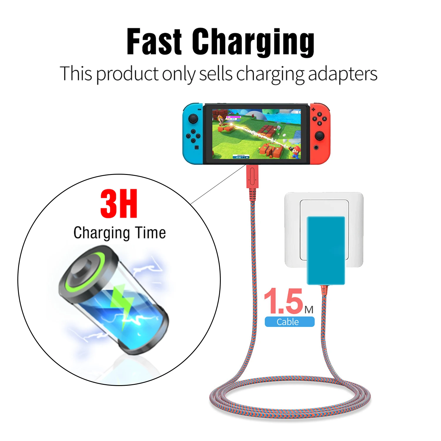For Nintendo Switch/Switch Lite/Switch OLED, 39W output - Main Image