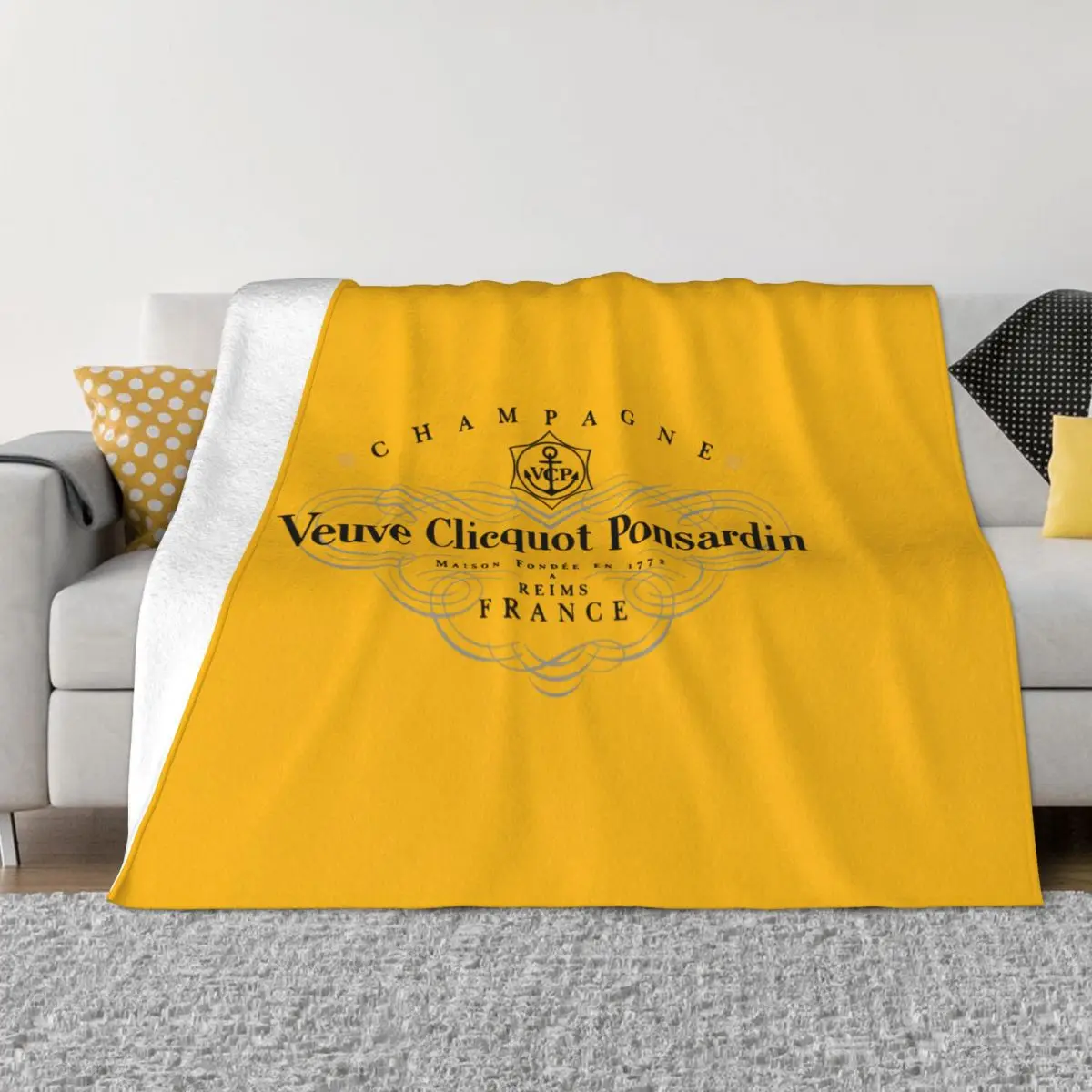 Veuve Clicquot Coperte Champagne Flanella Stampa Multifunzione Coperta Super Calda Per Copriletti Camera Da Letto Divano