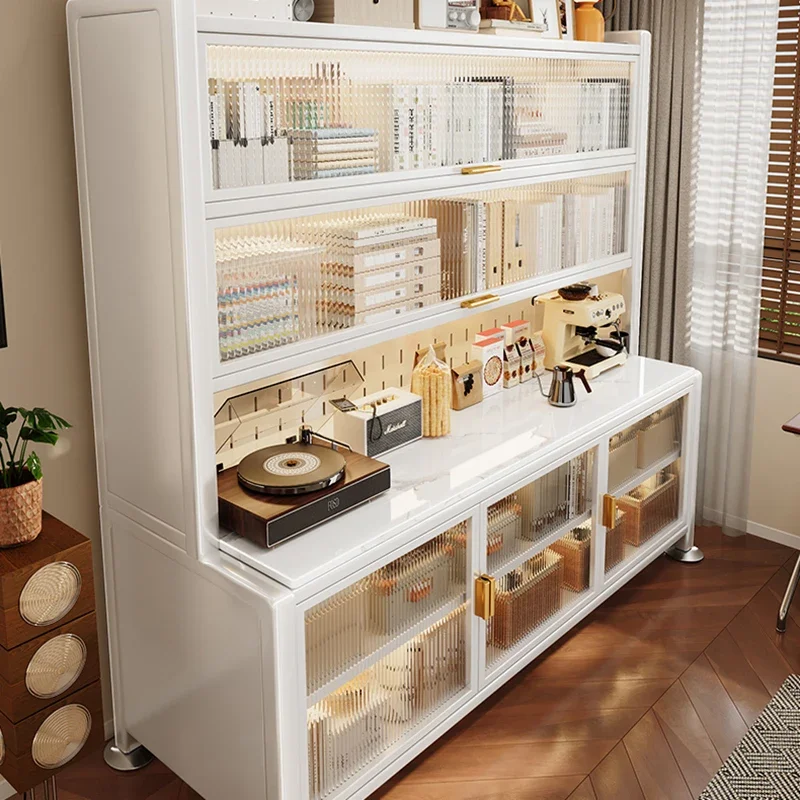 Sideboards Prefabricated Sideboard Cabinets Living Room et De Cuisine Vintage Accent Cabinet Coffee Cabinet Corner Table LT