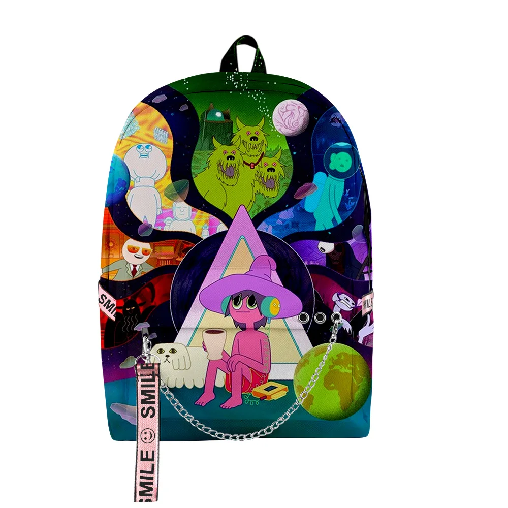 Popular The Midnight Gospel 3D Print Student School Bags Unisex Oxford Waterproof Notebook multifunction Travel Backpacks