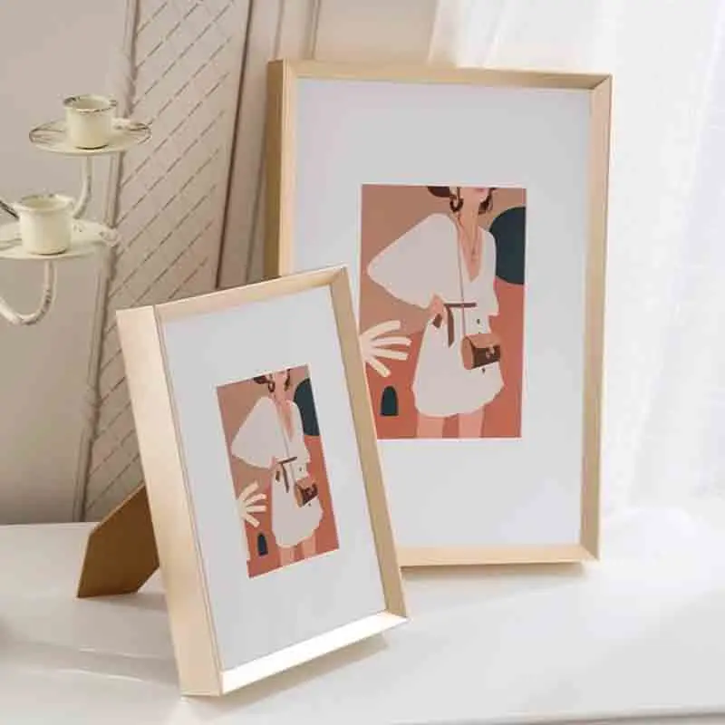 

Modern Personalized Picture Frames Metal Vintage Photocards Nordic Picture Frames Birthday Ornat Quadro Pequeno Room Decoration
