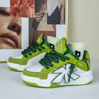 2024 Spring and Autumn Men's Thick Sole Elevated Casual Sports Shoes Fashion Breathable and Durable Running Shoes sneakers men 1
