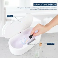 Outil de maquillage pour manucure des ongles, boîte de stérilisation à lumière ultraviolette UV, aromathérapie, désodorisant, stérilisateur pour bijoux, lunettes, téléphone 5