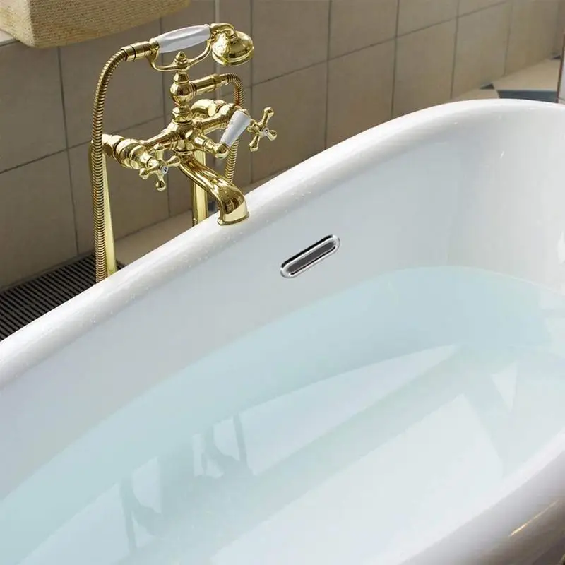 Kitchen Sink Drain Ring 4X Oval Drain Replacement Sink Bath Cap Bathroom Stopper Bathroom Stopper Overflow